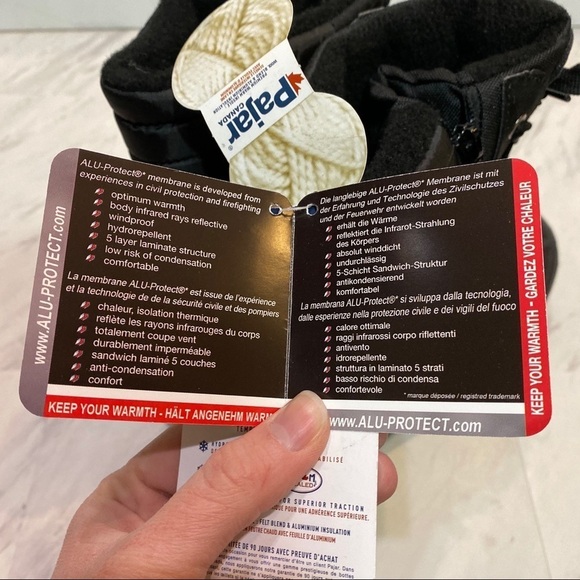 New! Pajar Selma Waterproof Black Duck Boot 8L US - Picture 12 of 14